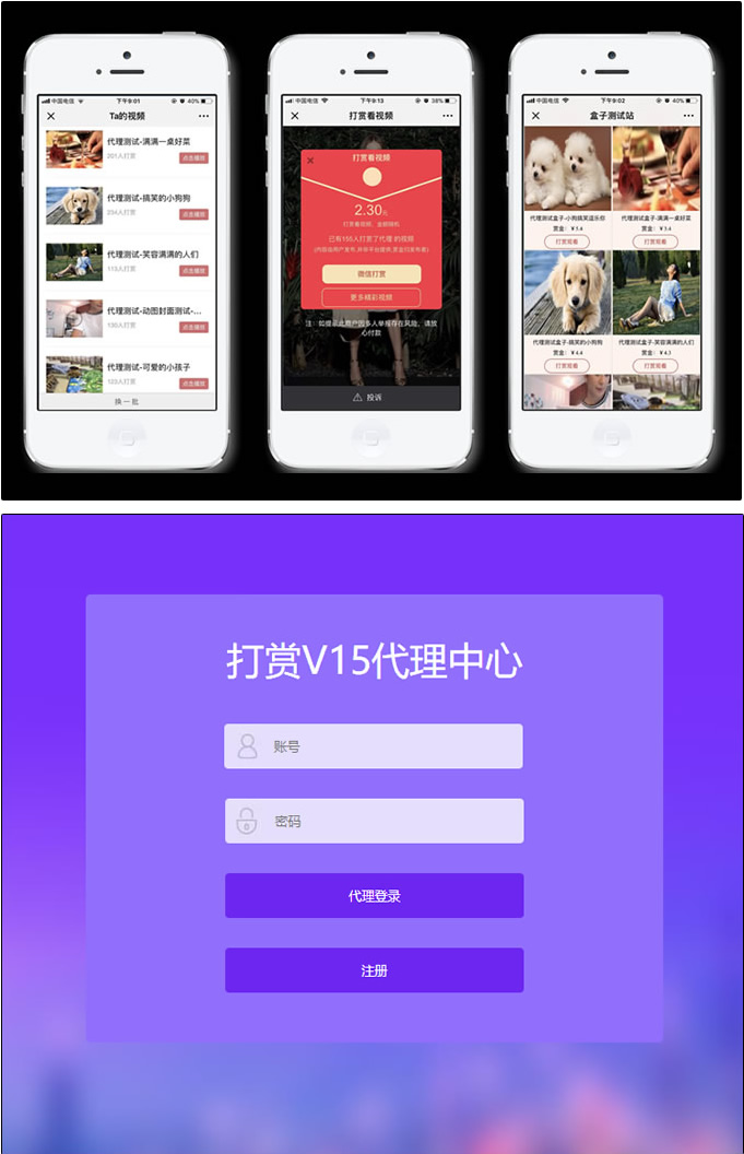 DS正版视频打赏系统V15+代理商功能+试看功能+多种免签支付接口+防封功能 DS正版视频打赏系统V15+代理商功能+试看功能+多种免签支付接口+防封功能